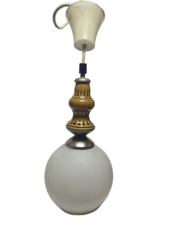 Postmodern Communist pendant lamp, Poland, 1970s
