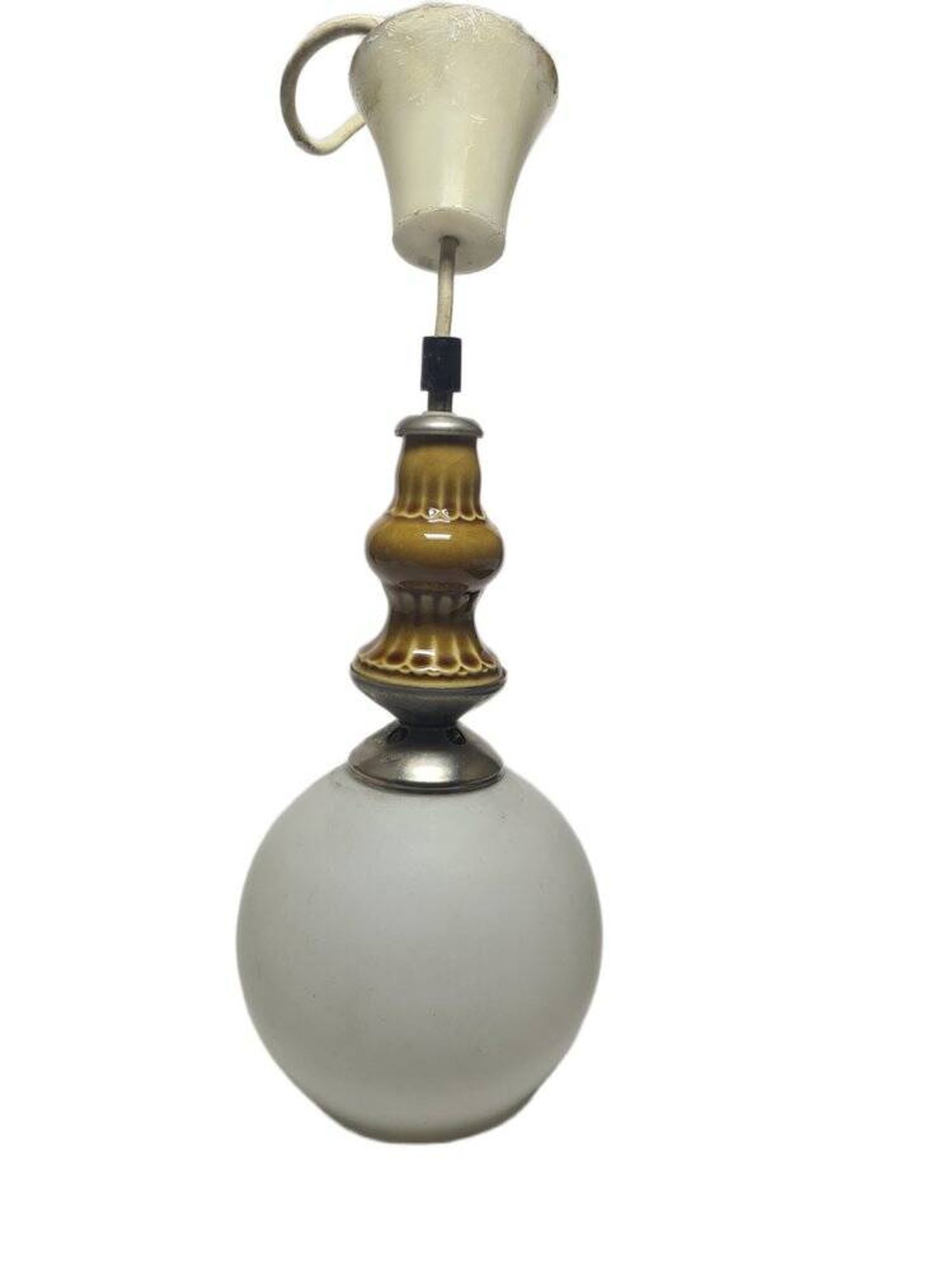 Postmodern Communist pendant lamp, Poland, 1970s
