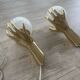 Lot de 2 appliques Arlus en bronze massif