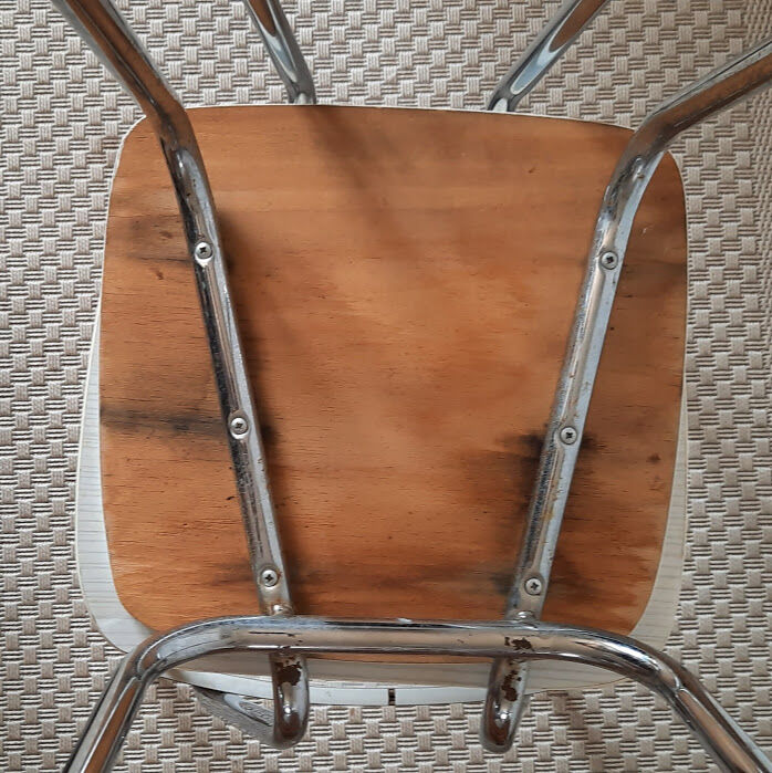 Pair of formica chairs