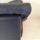 Durlet, Blue Leather Sofa, Model Cornelius, 1980s