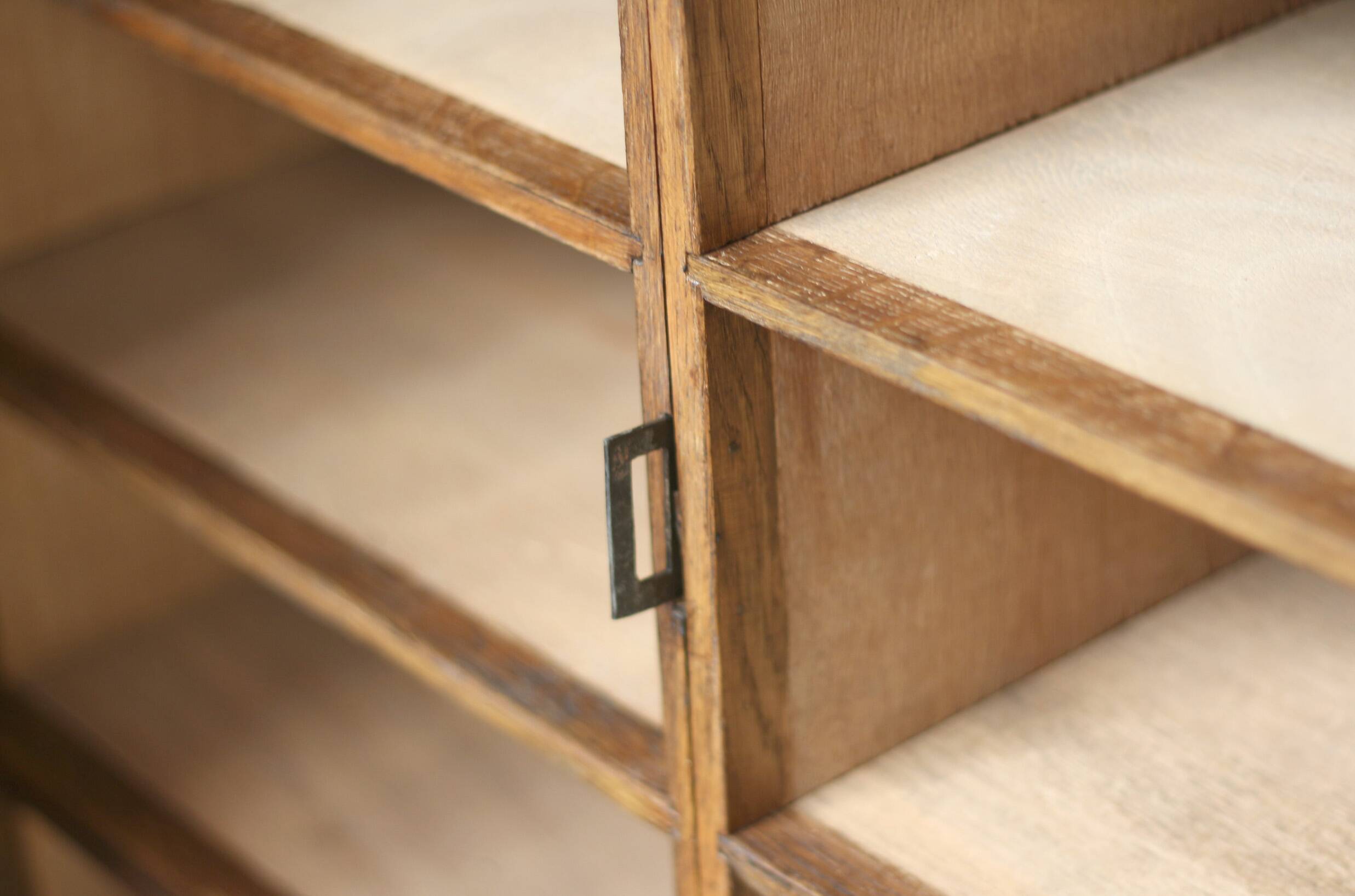 Notary's cabinet PERFECTA in walnut. Restored (circa 1930)