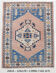 6x7 Pink & Blue Oushak Rug, 178x224Cm