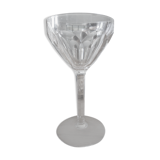 Verre à pied ancien vintage en cristal ciselé