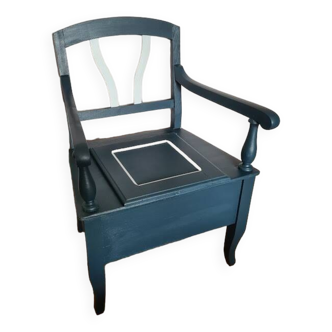 Pine and beech armchair late 19th century