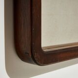 Miroir avec cadre en chêne