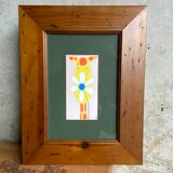 Cadre enfant en bois massif