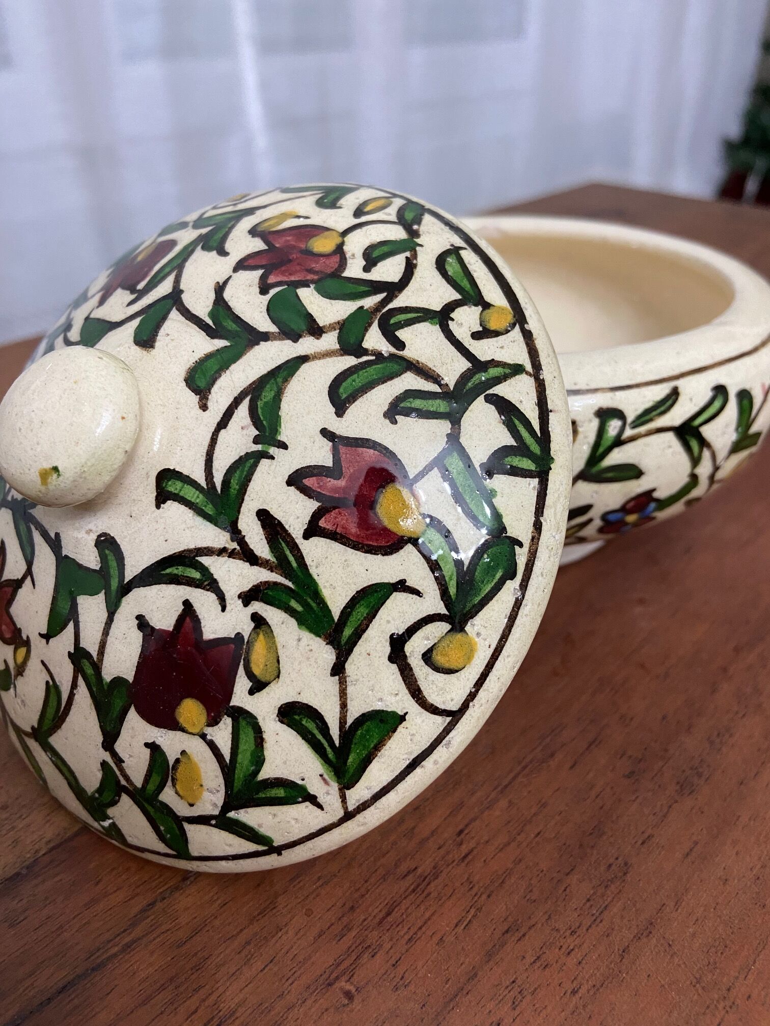 Antique ceramic box