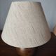 Pair of solid wood ball lamps 1980