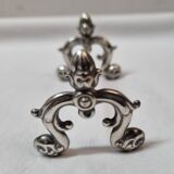 Silver metal knife holder early XXth