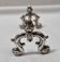 Silver metal knife holder early XXth