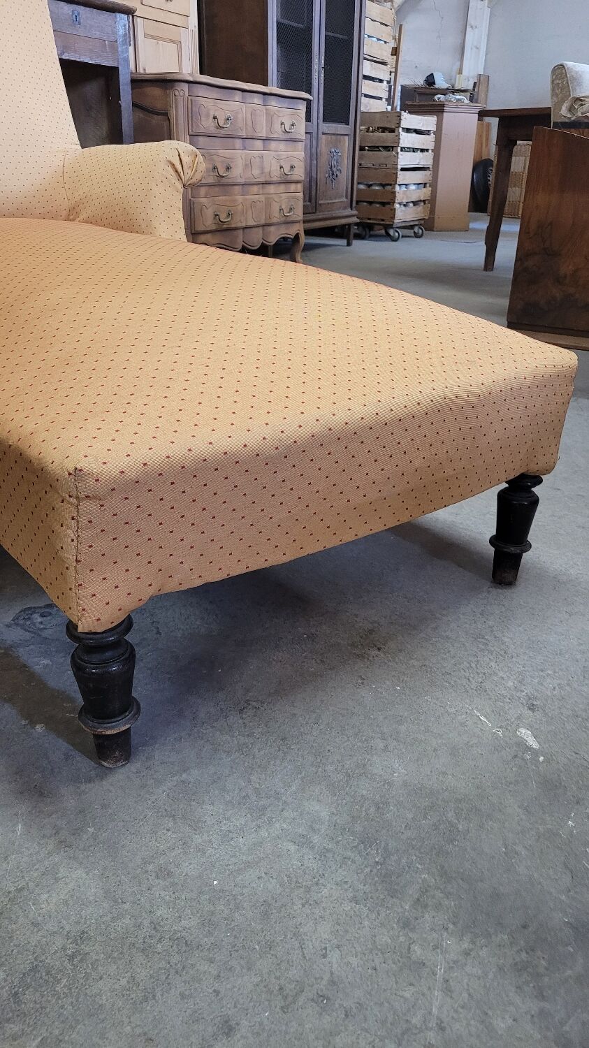 Napoleon III period daybed, 19th century