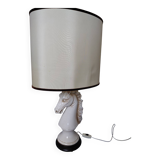1970s ceramic horse lamp