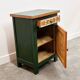 Large hand-painted Provençal folk art cabinet by a Provençal artist, 1970s