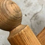 Pair of Dudouyt straw chairs