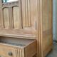 Armoire parisienne art déco bois brut