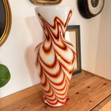 Grand vase en opaline marbrée — Style Pop Art Florentine — Années 7