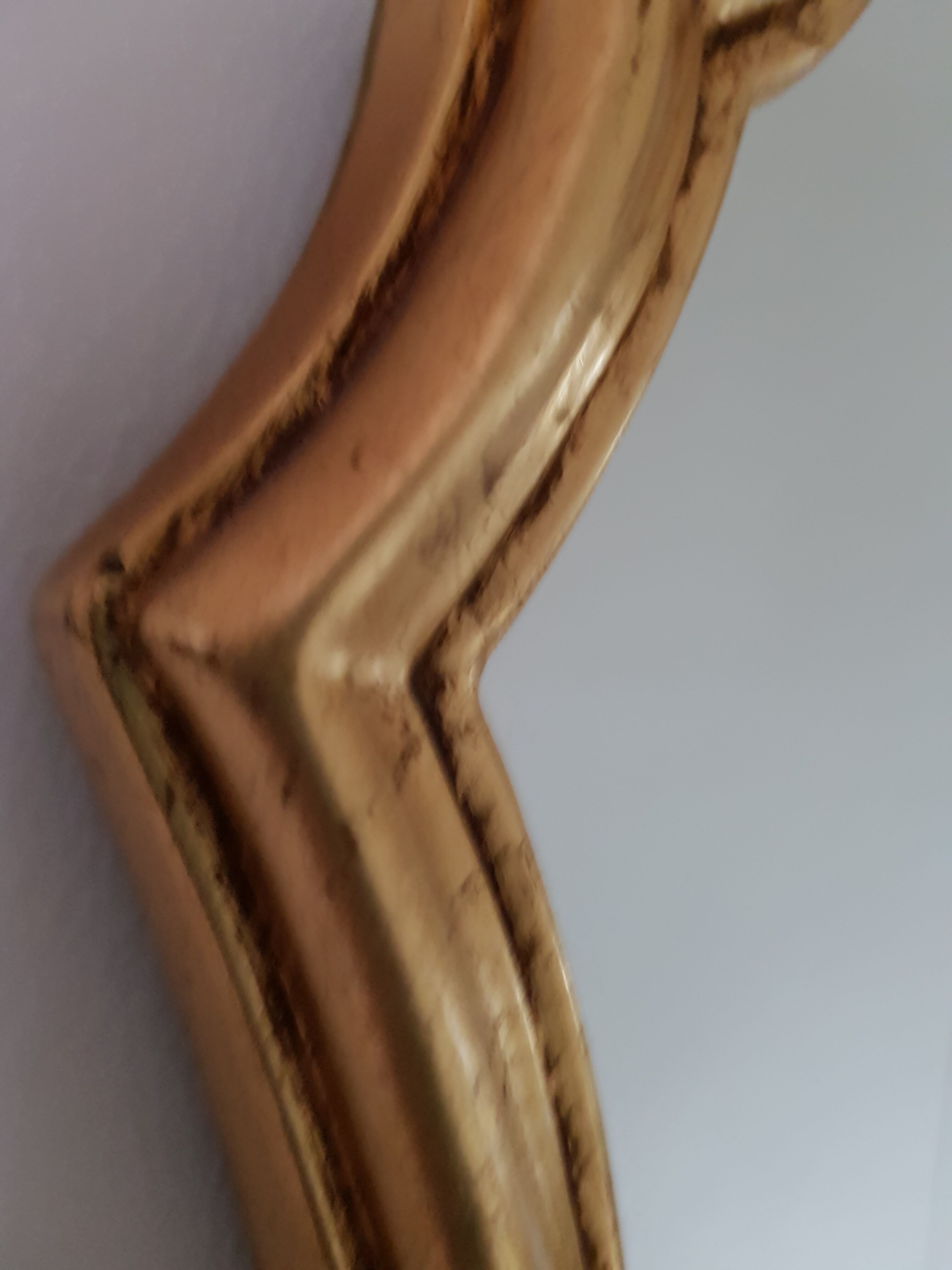 Miroir doré - 31x21cm