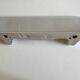 Art deco bathroom shelf shelf in white porcelain 50cm