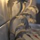 2 Florentine metal leaf wall lights