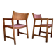 Fauteuils vintage danois de Borge Mogenson