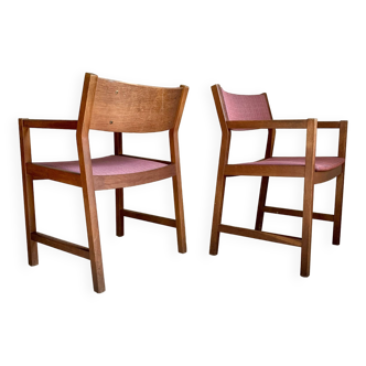 Danish vintage armchairs by Borge Mogenson