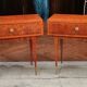 Paire de tables de nuit vintage