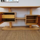 Vintage wooden furniture console from the 70s