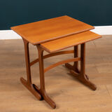 Retro Teak 1960s G Plan Fresco Nest Of Two Coffee Tables Side Tables