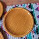 Lot n°2 of 6 Salins barbotine dessert plates