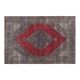 Vintage Turkish rug from Oushak, handwoven 215x323 cm