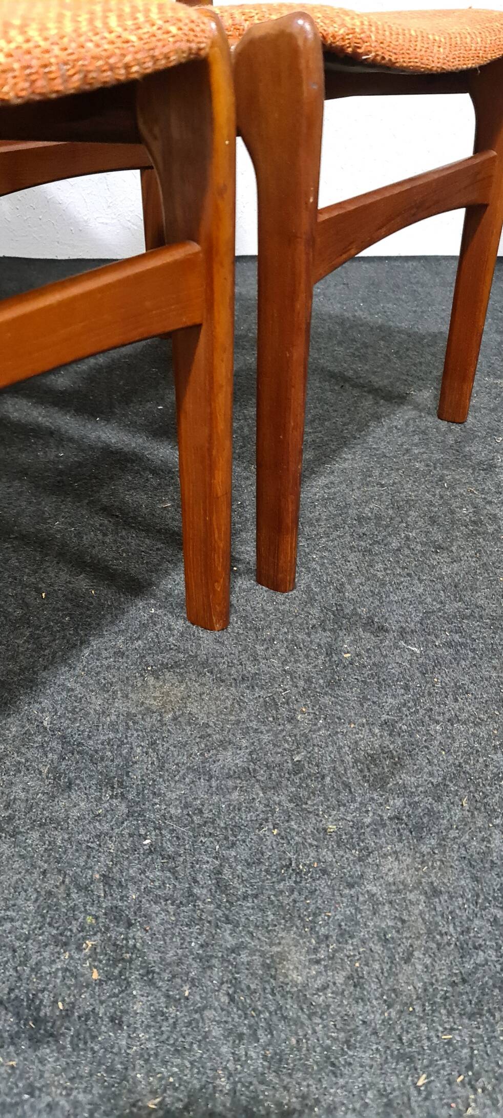 Chaises en teck vintage