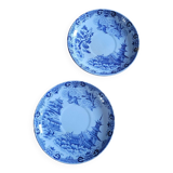 Set of two saucers Terre de fer Saigon