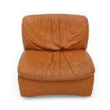 Leather armchair Selene by Adalberto Caraceni for B&T, 1970s