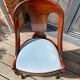 Pair of mahogany gondola chairs