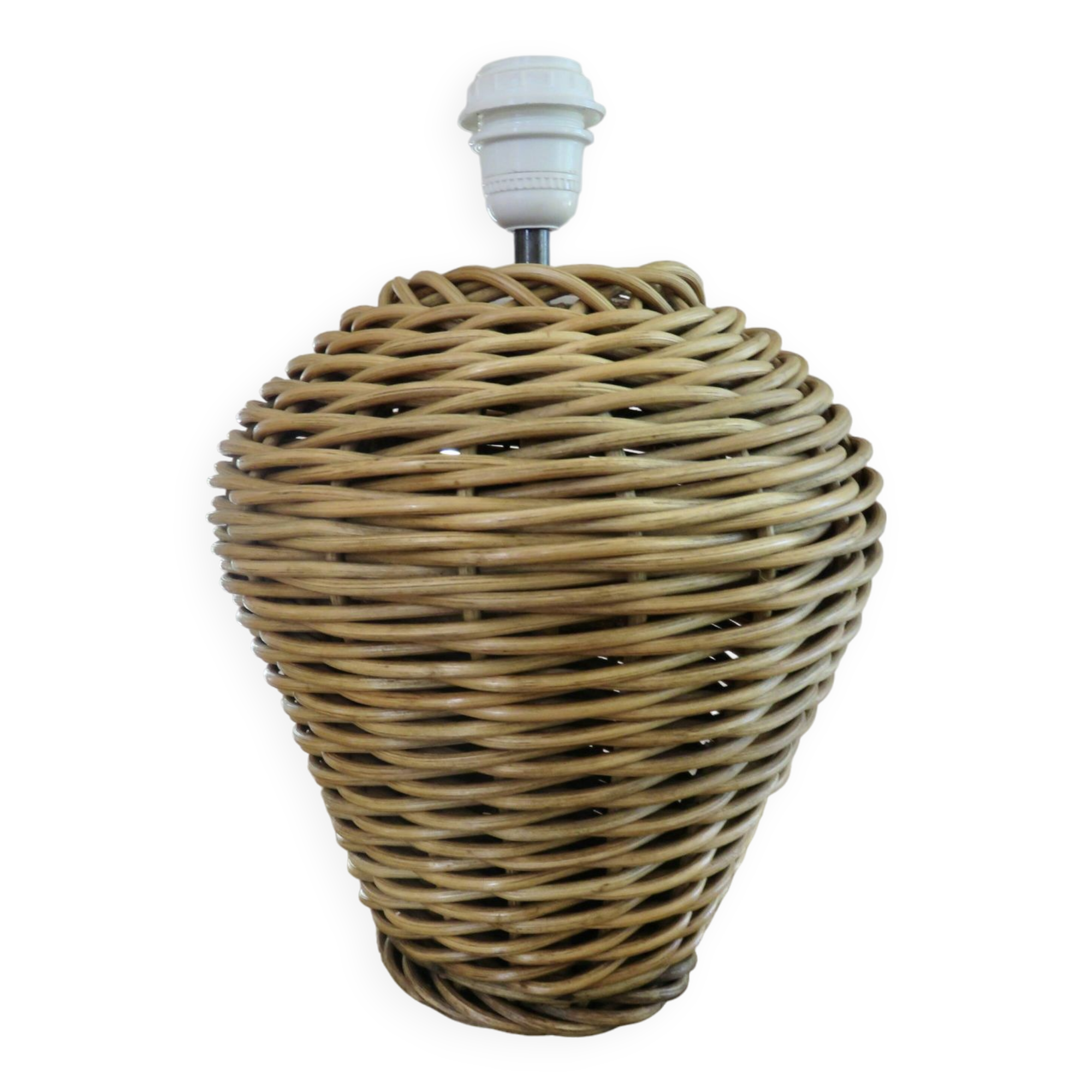 Natural rattan lamp 1970