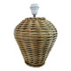 Lampe en rotin naturel 1970