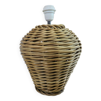 Natural rattan lamp 1970