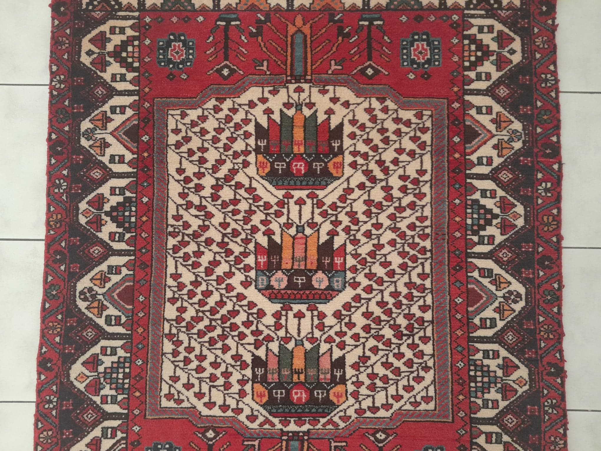 Handmade Persian rug Afshar 145x110cm
