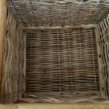 Bamboo and rattan shelf 2 doors