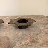 Indian Nepalese Buddhist Bronze Fish Vishnu Candle Holder Lantern