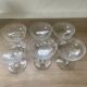 6 Mismatched Engraved Champagne Glasses