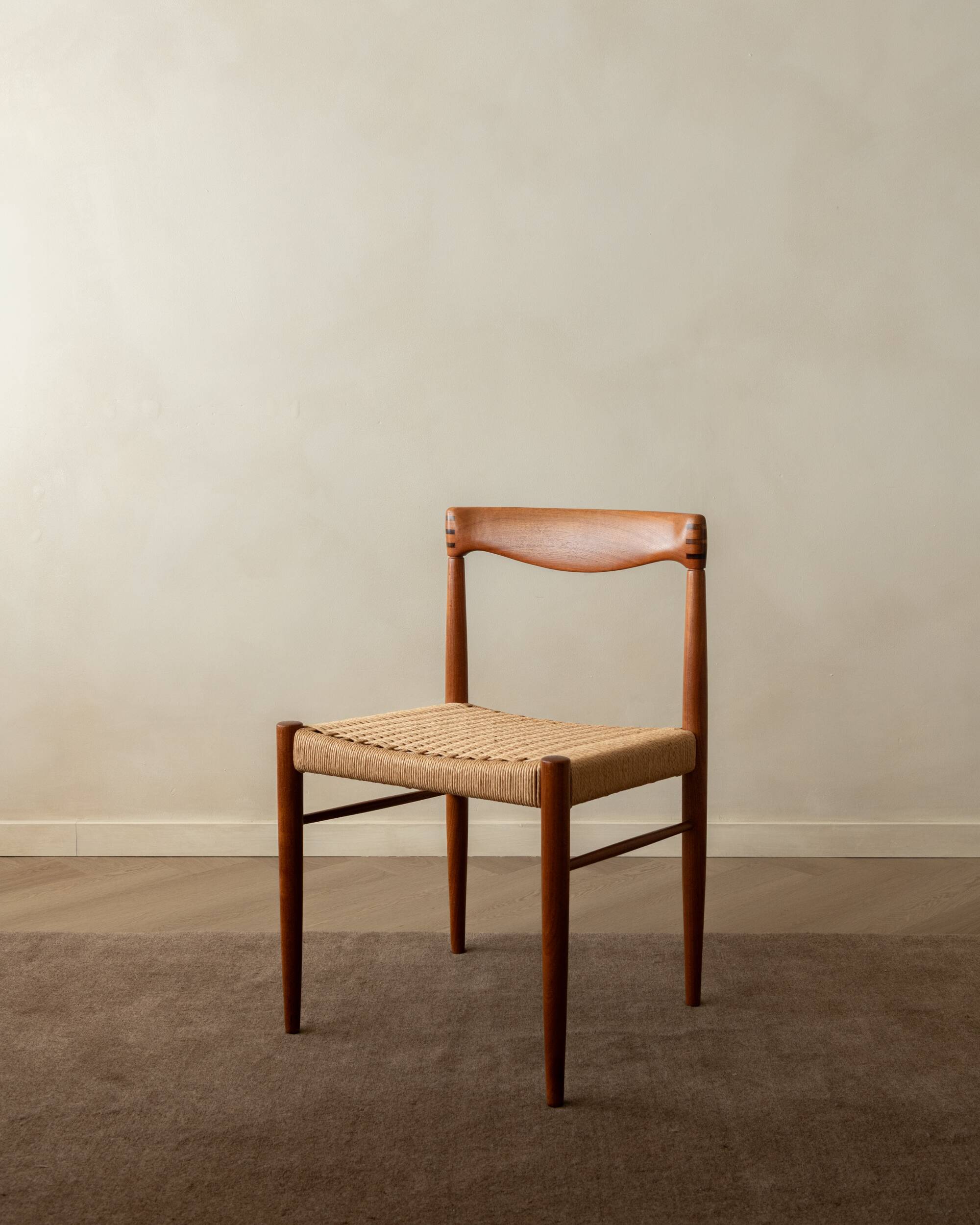 Chaises de salle à manger vintage en teck danois par H.W. Klein pour Bramin, années 1960, ensemble de 3