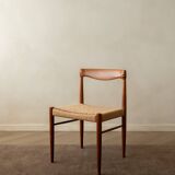 Chaises de salle à manger vintage en teck danois par H.W. Klein pour Bramin, années 1960, ensemble de 3