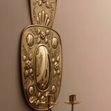 Mid Century Swedish Brass Sconce