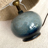 Blue sandstone bedside lamp