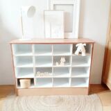 Vintage locker shelf furniture