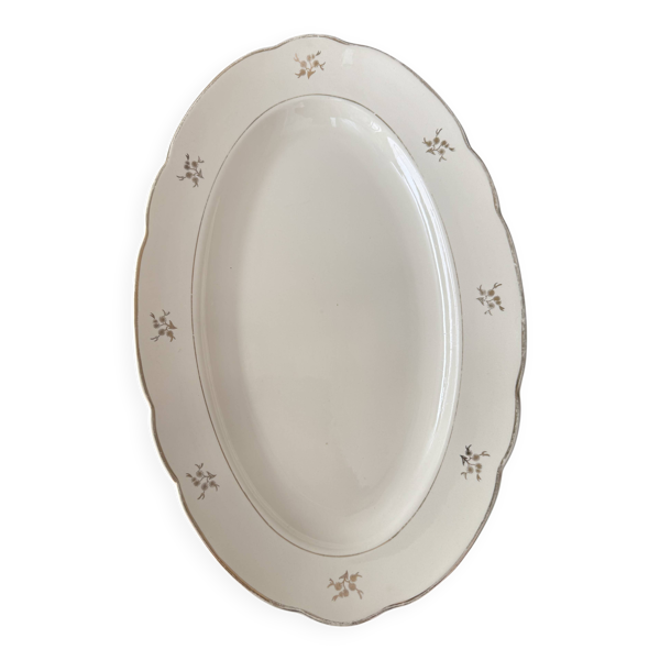 Grand plat de service ancien Villeroy & Boch Mettlach