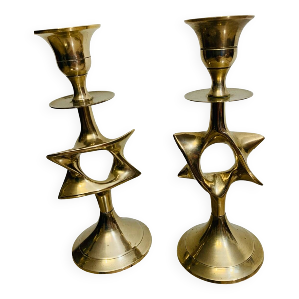 Paire de bougeoirs design — Beyit