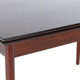 Table à manger extensible en bois de rose 'Stenstrup' - style mid-century moderne